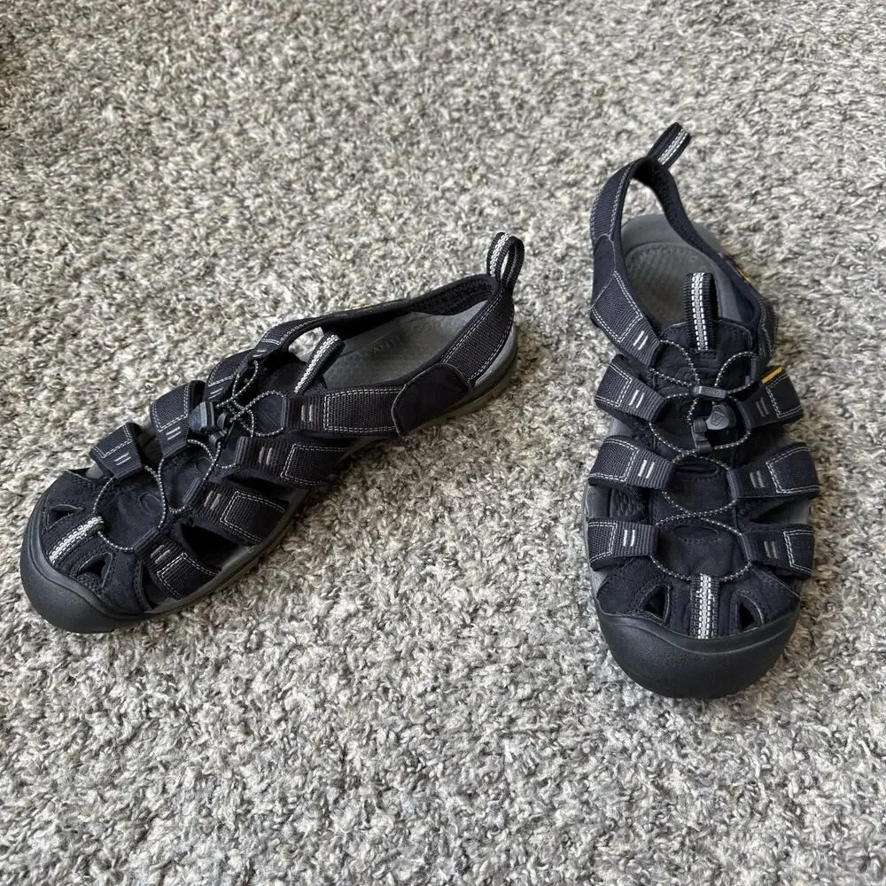 KEEN Clearwater CNX Outdoor Sandals Black Gargoyle 1008660 Mens Sz 13 Waterproof